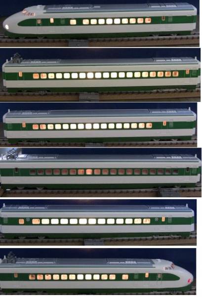 室内灯付 TOMIX 92641 200系 東北・上越 基本 6両(新幹線編)(新幹線 