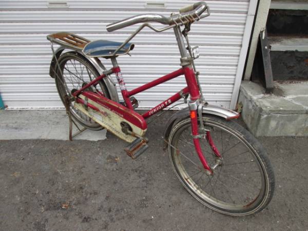 昭和レトロ ツノダ自転車 子供用 アンティーク オブジェ】(24インチ