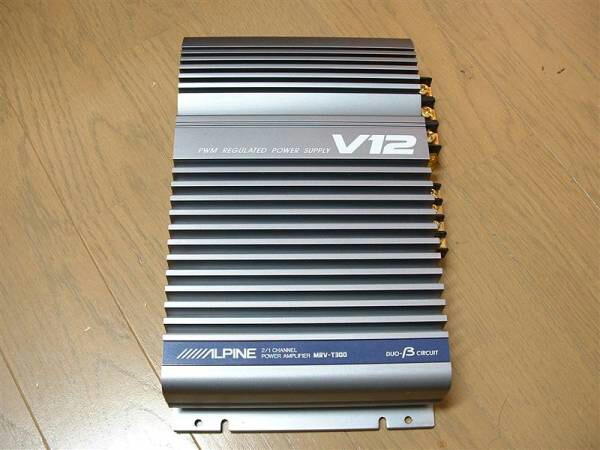 アルパイン パワーアンプ MRV-T300 動作確認済み