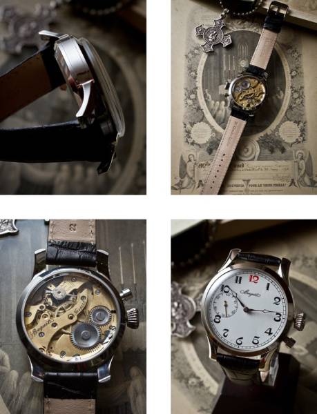 アンティーク腕時計 メンズ ブレゲ BREGUET スモセコ 裏スケ_3