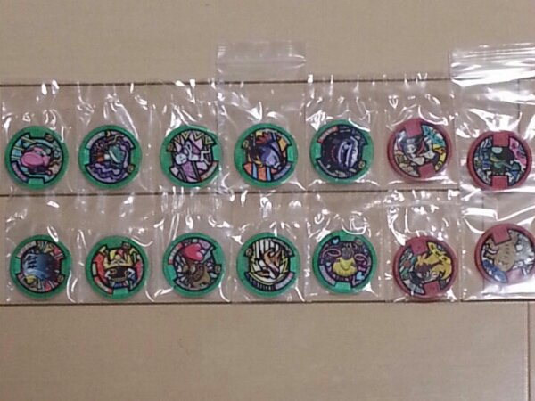 妖怪メダル◆14種セット◆零メダル　《メール便送料無料》　Ａ_1