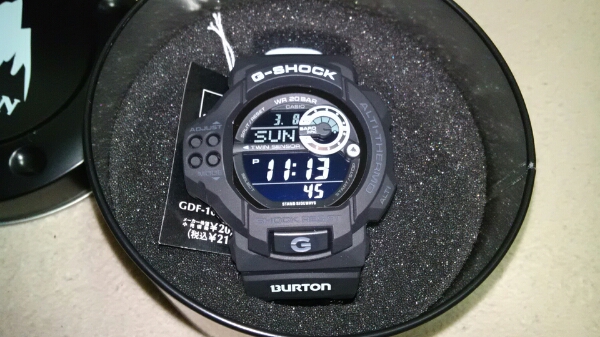 新品 CASIO G-SHOCK×BURTON GDF-100BTN-1JR 30周年記念モデル