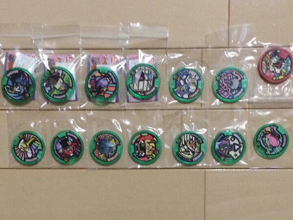  妖怪メダル◆14種◆零メダル　《1500円以上で送料無料》　Ｅ_1