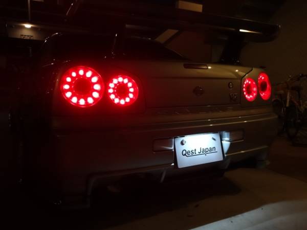R34 LED Light Skyline R34スカイライン・LEDナンバー灯（ライセンス灯