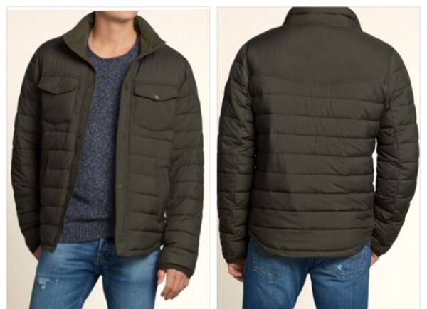 正規★新品ホリスター★メンズ ジャケット 焦茶L アバクロ