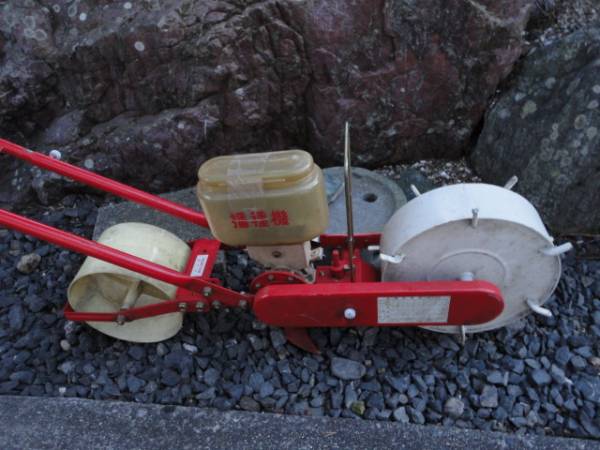 手動　手押し種まき機　TP-100A　播種機　たねまき　中古