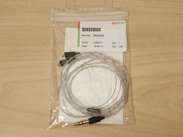 estron linum Bax MMCX-ステレオミニ リケーブル 8000059