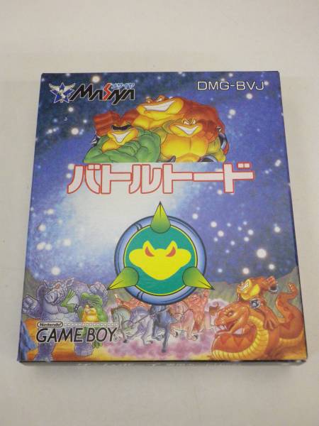 10793■GB 箱説明書付 バトルトード ゲームボーイ メサイヤ 中古