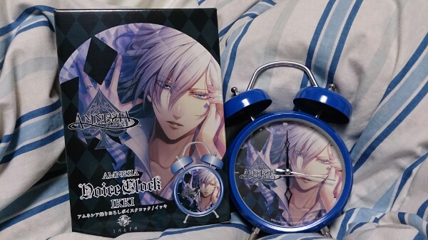 AMNESIA アムネシア 目覚まし時計 ボイスクロック　シン　廃盤　レア　希少 AMNESIA イッキ】録りおろしボイスクロック 目覚まし時計 【公式通販】