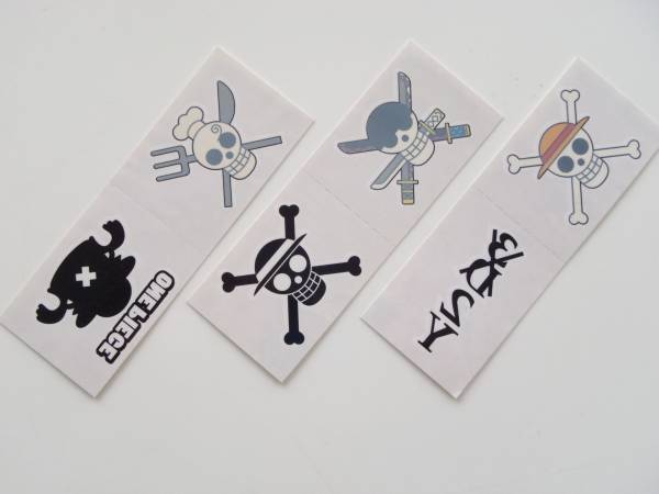 One Piece ワンピース タトゥーシール 3種6点セット 3d2y 刺青 One Piece 売買されたオークション情報 Yahooの商品情報をアーカイブ公開 オークファン Aucfan Com