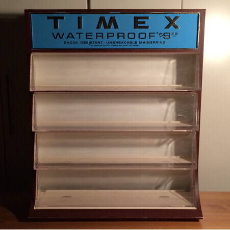 TIMEX ショーケース Display Antique Mall Mart ☆ビンテージ TIMEX