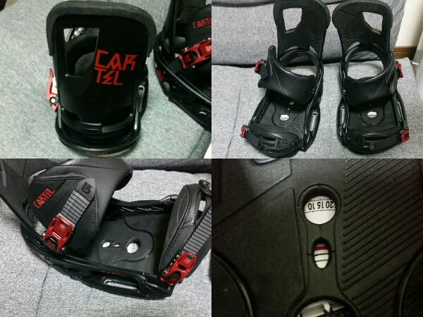 BURTON CUSTOM 2014 151cm CARTEL バインディング セット 