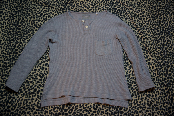 TheSoloIst. s.0330b waffle l/s henley xs サーマルソロイスト