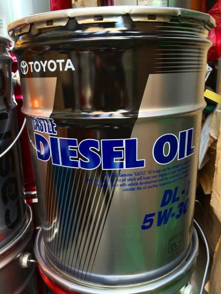 トヨタ新規格ディーゼルオイルDL-1 5W-30 20L 200系ハイエースに
