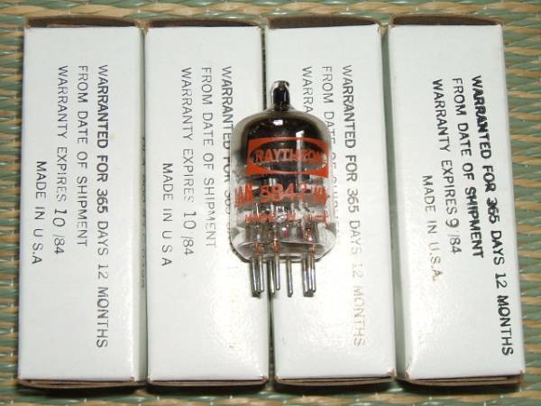 1980年代RAYTHEON軍箱5842WA(=WE417A)新品４本セット