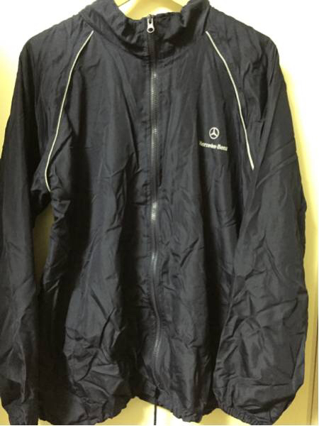 メルセデスベンツ ウインドブレーカー 紺色 フリーサイズ