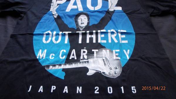 ポール・マッカートニー2015大阪公演限定Tシャツ＋おまけ付き②
