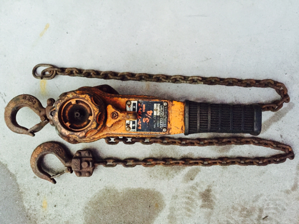 ★キトーレバーブロック0.75 L4 3/4Ton 中古品！