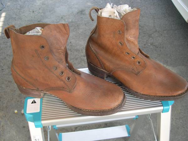 日本軍の兵隊の靴