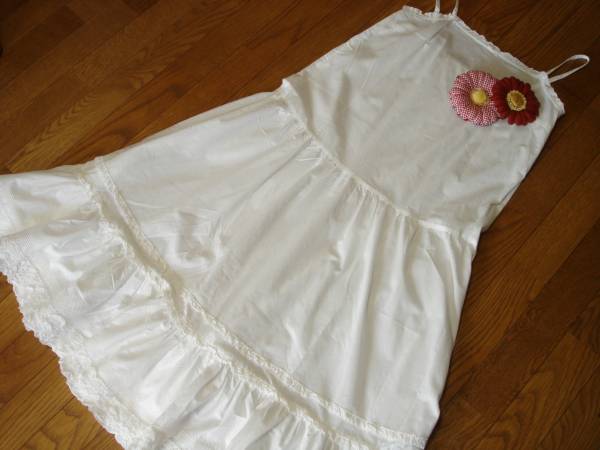 ピンクハウス☆キャミソール型ワンピース☆オフホワイト