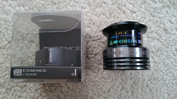 ■シマノ　09エクスセンス　C3000M　スプール　S-4互換　中古■