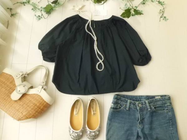 ★MACHPEEマカフィー　黒コットンプルオーバー　新品未使用　★