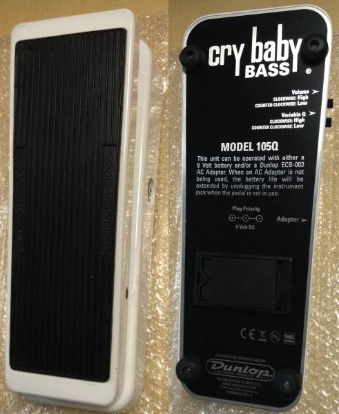 ジム・ダンロップ Jim Dunlop/105Q Cry Baby BASS WAH　中古