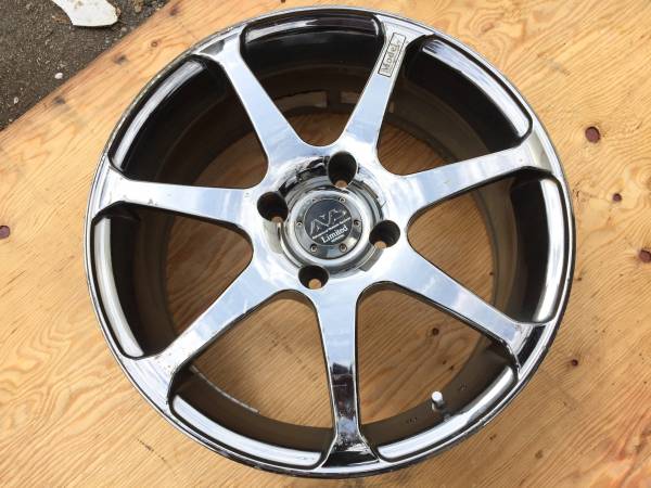 AVS モデル7 MODEL7 メッキ 17×7J＋37 4H114.3 4本557(社外品)｜売買 