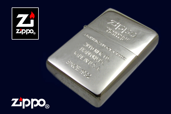 【ZIPPO】 AMERICAN CLASSIC　ヴィンテージモデル　チタンミラー