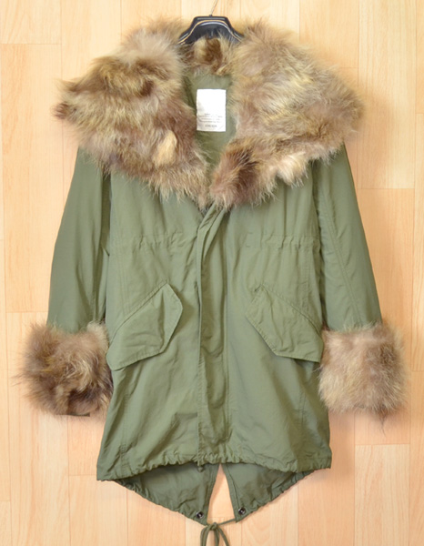 EMODAエモダ 人気★ボリュームラクーンファーモッズコート C548