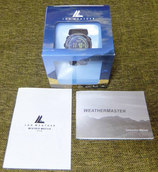 LAD WEATHER Weather masterlad002登山腕時計★ユーズド