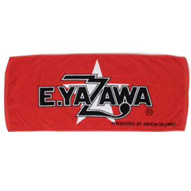 矢沢永吉 FT フェイスタオル　ロゴ・ホシ/ＲＤ.ＷＨ.ＢＫ_1