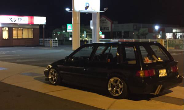 シビックシャトル プロ EFEGEK 大阪JDM 車高調 USDM ピロLCA CRX