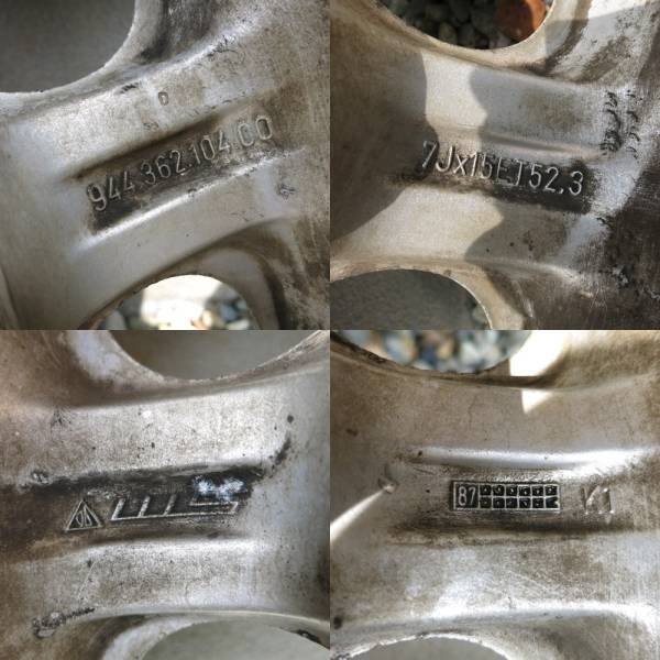 ポルシェ944 純正 テレフォンダイヤルホイール 空冷VWにも！(ラジアル