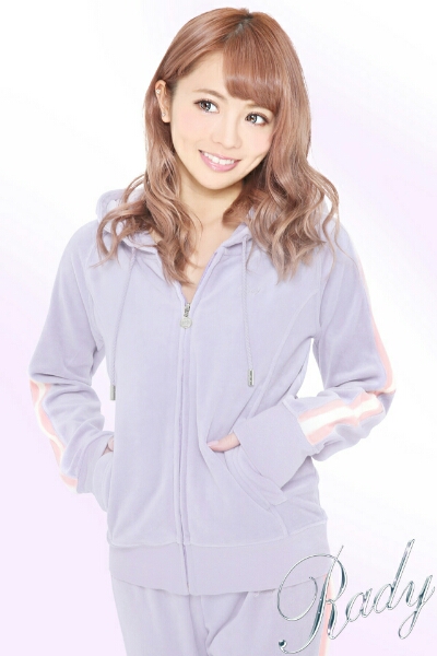 美品 Rady レディー ベロア セットアップ ラベンダー 武藤静香(ナイト 