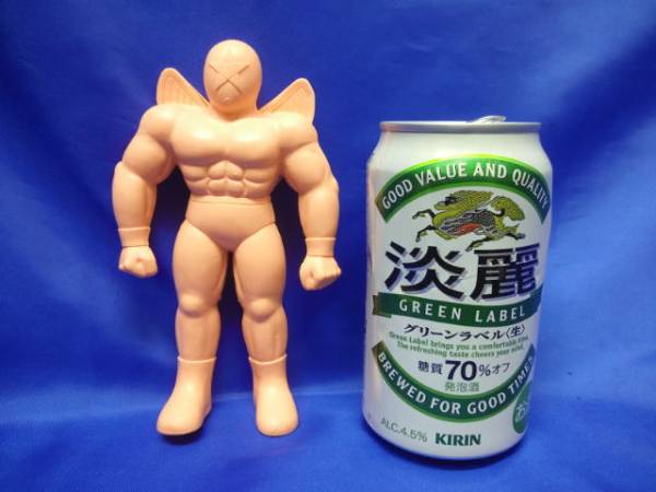 キン消し グレートマッスル 日本製 1985 ペンタゴン 特大 肌色