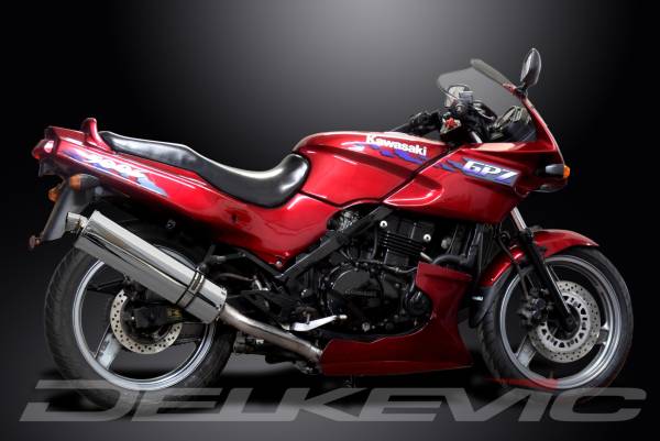 DELKEVIC ステンレス サイレンサーGPZ500SマフラーEX500 87-09