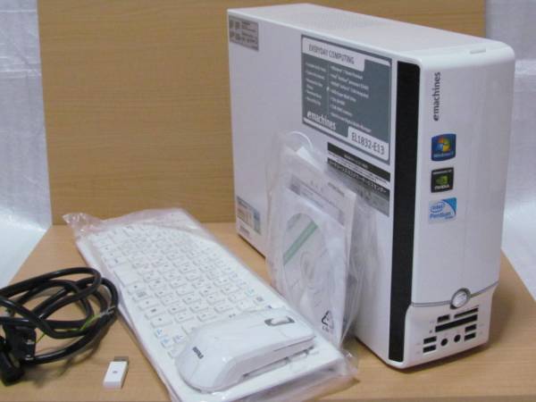 emachines EL1832 Pentium E5400/メモリ2G/HDD320GB/DVD/Win7