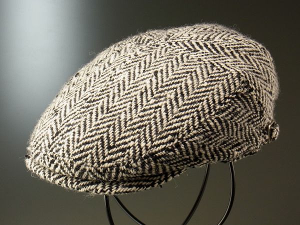 A2500*カシラCA4LA*ヘリンボーン柄/ツイードハンチング帽子