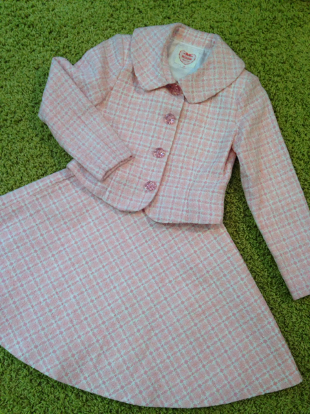 メゾピアノ mezzo piano ピンクのスーツ 120 130 卒園式 入学式(120  