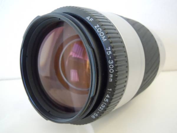 ☆希少極上美品☆ミノルタ　ＡＦ 75-300ｍｍＦ4.5-5.6　超望遠