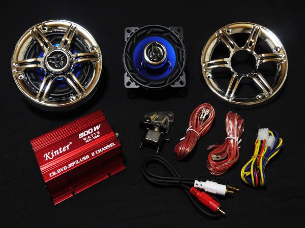 TMAX対応【高音質】防水オーディオ◆フルセット◆取り付け簡単