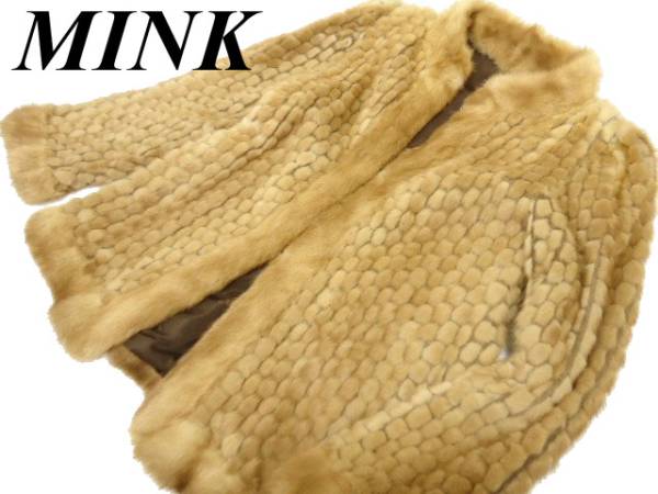 定価81万円★高級パステルミンク毛皮リアルファージャケット