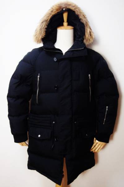 SOPHNET. ソフネット コヨーテ ファー ダウン コート Sz.M 黒