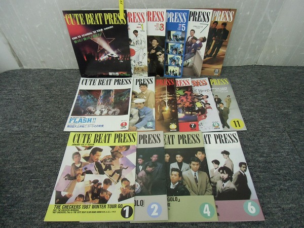 宅A8516○チェッカーズ会報誌「CUTE BEAT PRESS」52冊＋2冊