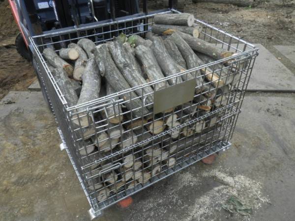 神奈川　薪ストーブ　クヌギ　玉切材　パレット×１