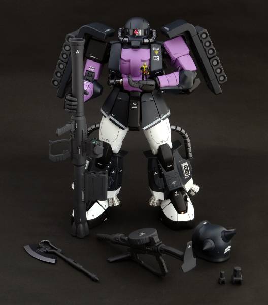 MG MS-06R-1A THE ORIGIN 黒い三連星ガイア専用高機動型ザクII(完成品