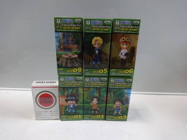 ワンピース ワールドコレクタブル HISTORY OF SABO 　6種