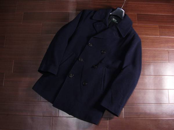 #14■正規品 ポロラルフローレン ピーコート 濃紺　170