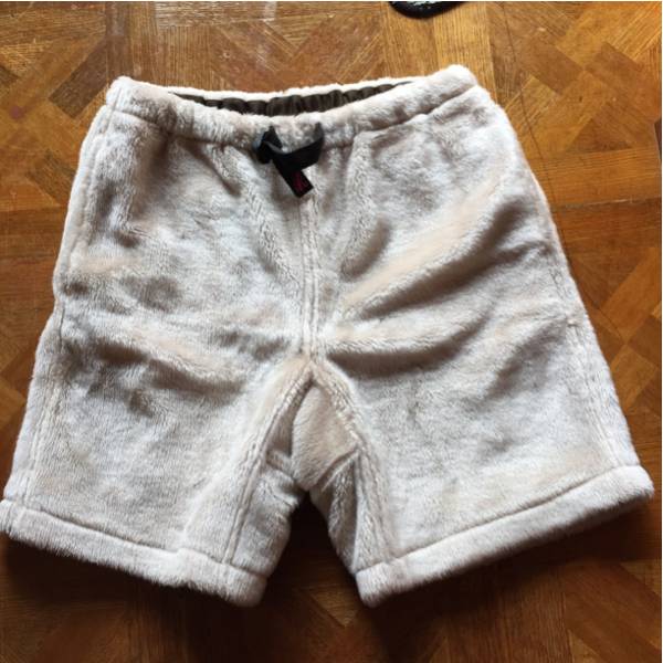 グラミチ GRAMiCCi チャオパニック ショーツ 白 M ファー 別注